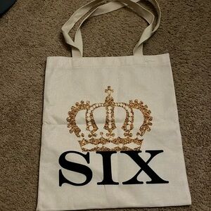 Broadway’s Six tote bag NWOT